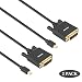 Mini DisplayPort to DVI 6 Feet Cable 2 Pack, Benfei Mini Dp Display Port to DVI Cable Male to Male Gold-Plated Cord Compatible for MacBook, iMac(LG51) Surface Pro Dock primary