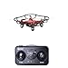 Contixo Mini Pocket Drone 4CH 6 Axis Gyro RC Micro Quadcopter with 3D Flip, Intelligent Fixed Altitude (Hover Mode) (Red)