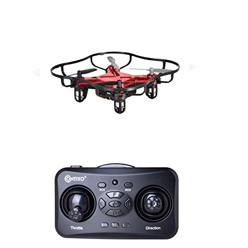 Contixo Mini Pocket Drone 4CH 6 Axis Gyro RC Micro Quadcopter with 3D