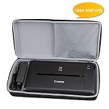 Aproca Hard Carrying Travel Case Fit Canon PIXMA iP110 Wireless Mobile Printer (Black)