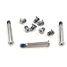 DMetric 4x Rubber Feet + 10x Screws + 1x Screwdriver Set for Unibody Apple Macbook Pro A1278 A1286 A1297 13