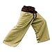 hugde Thai Fisherman Pants | Men's Yoga | Trousers | 2 Tone Pant (Brown and Tan)