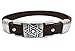 Jewish Star Brown Leather Bracelet for Man or Bar Mitzvah Gift | Alef Bet by Paula