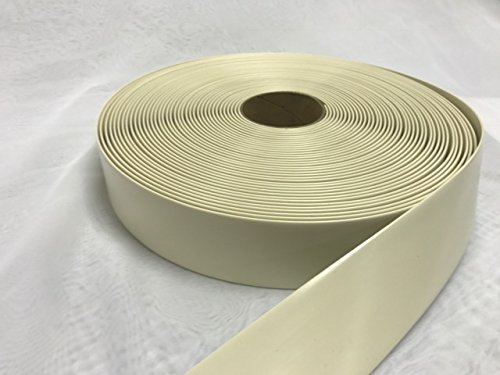 2" Wide Vinyl Strap for Patio Pool Lawn Garden Furniture 45' Roll To Make Your Own Replacement Straps -PLUS 50 Free Fasteners! (224 OFF WHITE)