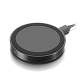 Qi Wireless Charger, GMYLE Mini Qi Charging Pad for Samsung Galaxy S7 / S6 / Edge / Plus, Note 5, Nexus and all Qi-Enabled Devices - Black