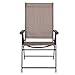 Giantex Set of 2 Patio Dining Chairs, Folding Patio Chairs, 2 Pack Sling Outdoor Chairs, Portable Lawn Chairs for Camping Deck Garden Pool Beach, Metal Frame
