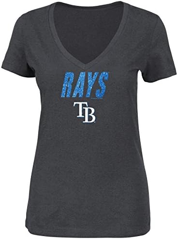 MLB Women's Short Sleeve V-Neck Tee  Hype-Tastic Program