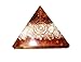 Jet Rose Quartz Orgone Pyramid Free Booklet Jet International Image is JUST A Reference.