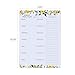 Minimalmart Weekly Magnetic Meal Planner Notepad - Food Planning Organizer and Grocery List Pad, Premium 52 Pages, with Tear Away Perforated Shopping List