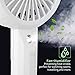 AceMining Rechargeable Battery Operated Handheld Fan with Personalized Cooling Humidifier, Misting Fan, Water Spray Fan,3 speeds,Strong Wind,Quiet,Small,Cooling for Home, Office, Travel, Camping