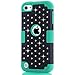 iPod Touch 5 Case, iPod Touch 6 Case, Anna Shop Diamond design 3in1 Combo Hard Shell Soft Silicone Plastic Hybrid Shockproof&Drop Resistance Protective Anti-slip Cover for Apple iPod Touch 5 6