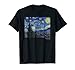 Van Gogh Starry Night 1889 Artwork T Shirt, Reproduction