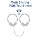GranVela Q8 Wireless Bluetooth Headphones,Multifunction Foldable Headset with FM Radio,Micro SD Card Player,Microphone and 3.5mm Detachable Cable，For Kids and Adults - Sky Blue
