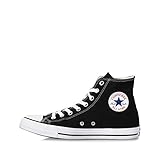 Converse Unisex Chuck Taylor All Star High Top Sneakers (7.5 D(M) US, Black/White)