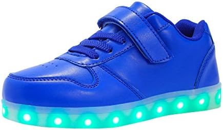 Kuuland Kids/Boys/Girls Light Up Shoes LED Trainers Low-Top Flashing Sneakers