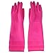 Flowersea998 Latex Rubber Gloves for Clean Sense Dish Washing, Housework, Laundry Supplies, (2 x Color)