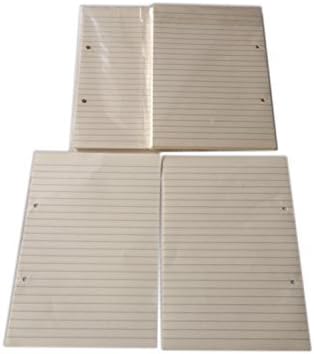 Refill 2 Hole Linned Loose Papers Suitable for A5 2 Ring Binders 100 Pages (2 pks Each 50 Pages)
