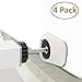 Vmaisi Baby Gate Wall Cup Protector Make Pressure Mounted Safety Gates More Stable - Wall Damage-Free - Fit for Doorway, Door Frame, Baseboard - Work on Dog & Pet Gates (White)