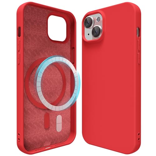 oakxco Silicone Case for iPhone 15 Plus/ 14 Plus Case Magnetic… at Amazon