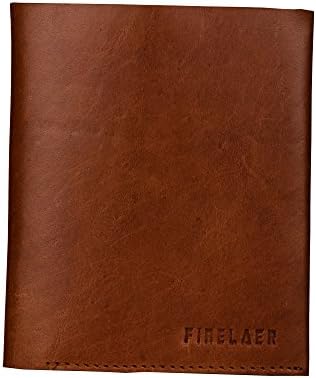 Men's Brown Leather Compact Billfold RFID Wallet