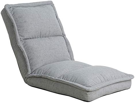 WUTRBYZ Collapsible Foldable Floor Seating Tatami,Adjustable Floor Chair with Back Support Meditation Nursing Game Zaisu Lazy Sofa-B