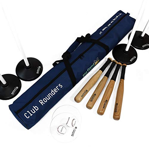 Club Rounders Set - 4 Bats, 4 Posts and 2 Balls - Thumbnail 3