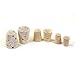 GSC International Assorted Size (0-11) Cork Stoppers, Set of 100