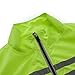 bpbtti Men's Hi-Viz Safety Running Cycling Vest - Windproof and Reflective (Medium - Chest 41-43