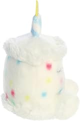 Aurora Palm Pals Happy Birthday Cake 5in Soft Toy White view 3