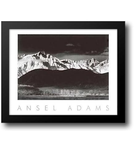 Amazon.com: Ansel Adams Mt. McKinley Range Embossed Poster (24 x