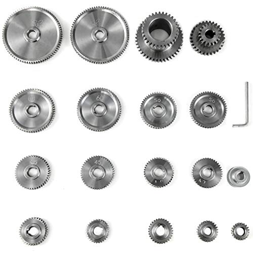 Mophorn 18pcs/Set CJ0618 Lathe Mini Lathe Gears