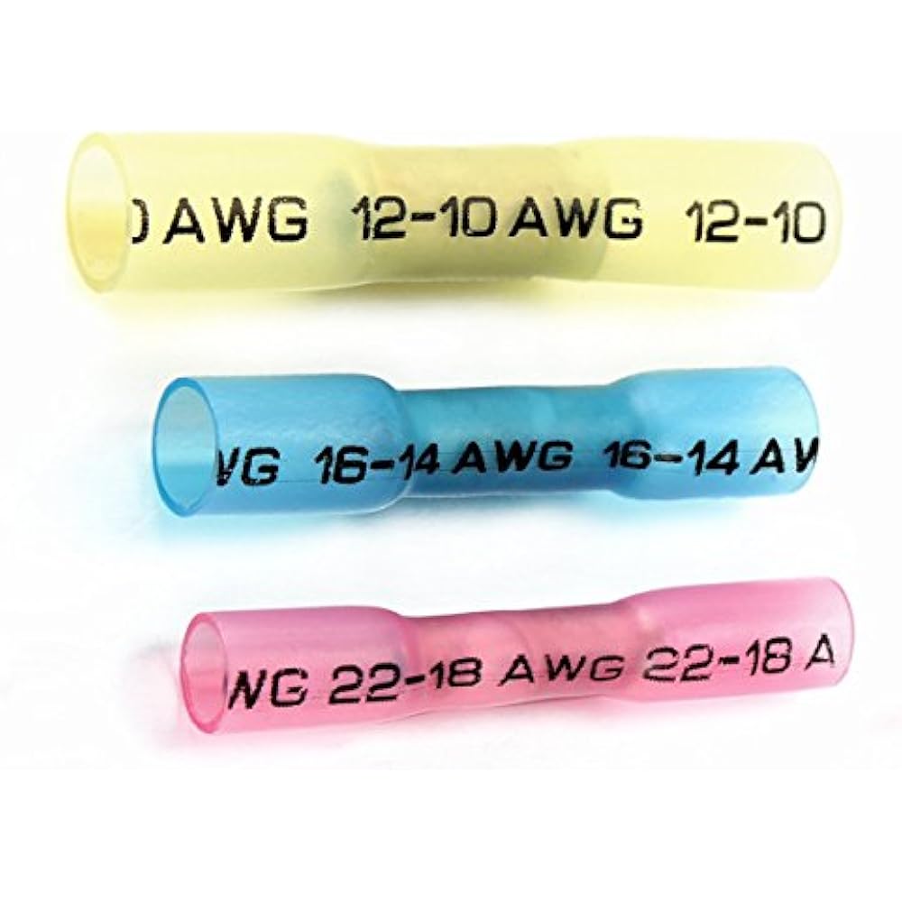 200pcs Heat Shrink Wire Connectors Waterproof Electrical Terminals Kit