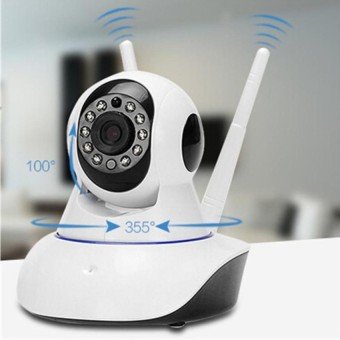 SANOXY Wireless Baby Monitor Camera 720P Security IP Home Camera with Two-Way Talking,Infrared Night Vision,Pan Tilt,P2P WPS Ir-Cut Nanny IP Camera Motion Detection (White)