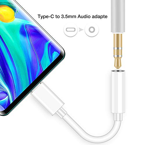 [2 Pack] USB Type C to 3.5mm Audio Adapter Headphone Adapter for USB C ...