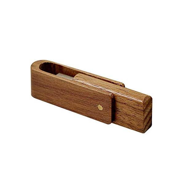 USB-Stick (3.0, 128 GB, Walnussholz), 5 Stück – Bild 5