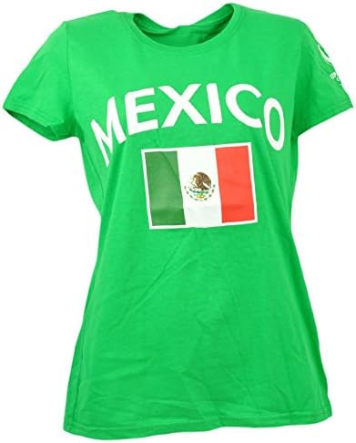 Mexico Copa America Centenario USA 2016 Tshirt Tee Green Womens Soccer Futbol XL