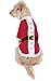 PajamaGram Santa Suit Christmas Matching Family Pajama Set, Red