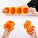 WFhome Massage Bar Ellipse Silicone Soap Mold, 4.5 oz x 4, 4 Bar, Handmade Soap Marking Mold.