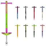 Flybar Limited Edition Foam Maverick Pogo Stick for Kids Ages 5 to 9, 40 to 80 lbs - Two New Colors & New Rubber Hand Grips (Lime/Purple)