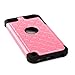 iPod Touch 7th Generation case, 6th Generation Cases, Protective Case for iPod Touch 5 6 7 Gen Bumper Accessories (Pink w/Crystal)