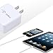 USB wall charger, I-Bollon 12Watt 2.4A dual AC/DC travel charger adapter for iPhone 5/5C/5S/6S/6S PLUS/7/7 plus,IPad Air, Samsung, Galaxy S Series, Note Series, LG, Nexus and More