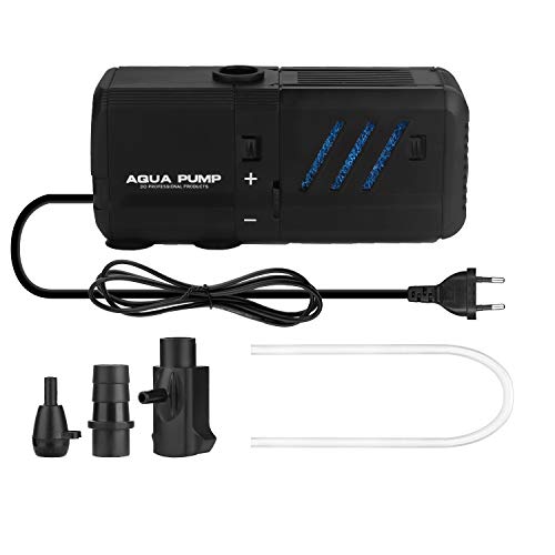 NO.17 6W Aquarium Filter, Adjustable Internal Aquarium Filter with Water Pump 500L/H for Aquarium 30-150L