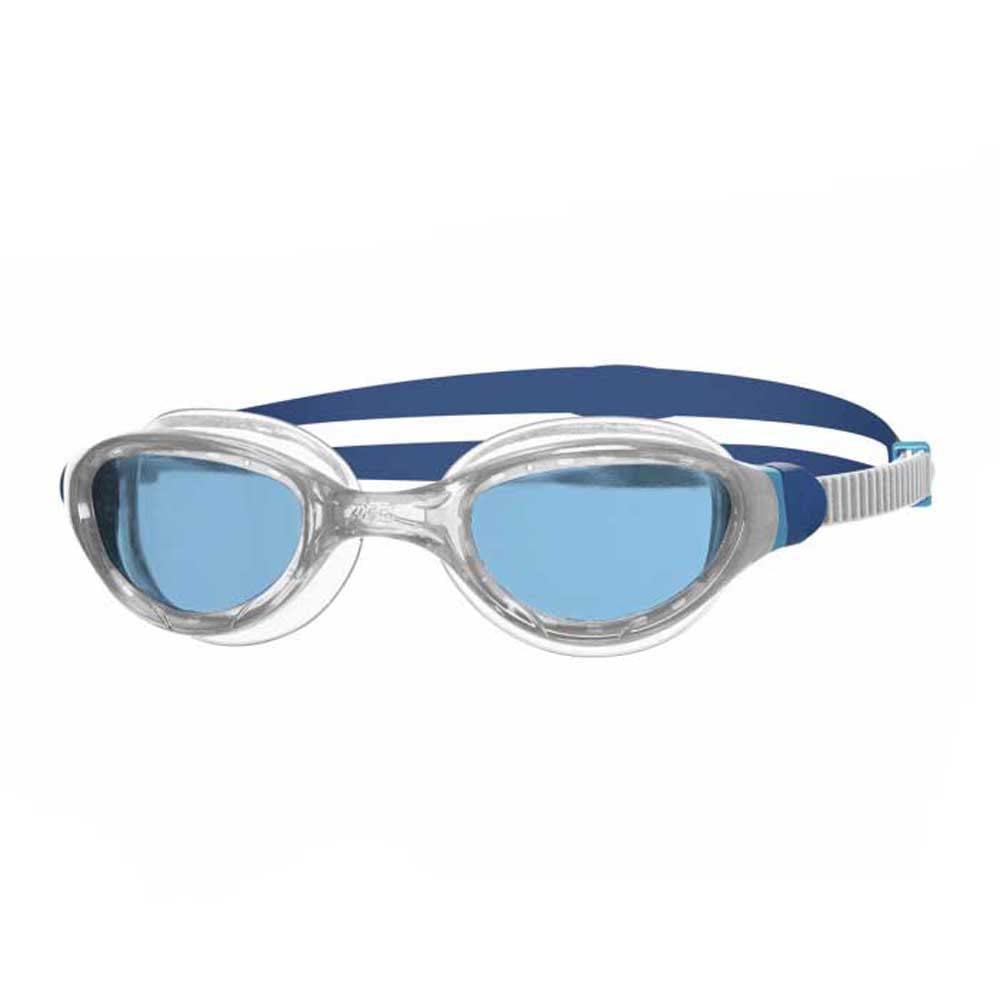 Zoggs Unisex Adult Phantom 2.0 Swimming Goggles - White/Blue/Tint, One Size