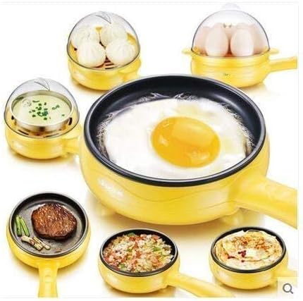 Kitchen Point Plastic and Steel 2 in 1 Multifuctional Electric Egg Cooker and Steamer with Automatic Off Frying pan (Standard Size)