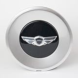 Hyundai Genesis Sedan Wing Center Caps (Set of 4) for 9 Spoke Wheel *GENUINE OEM*