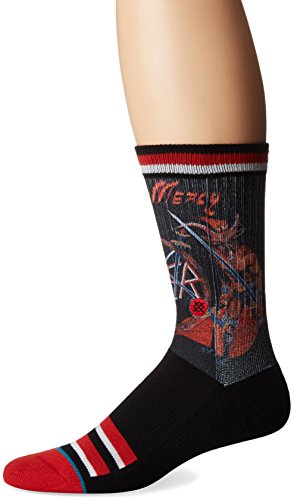 Stance Men's Slayer Crew Sock, Black, L