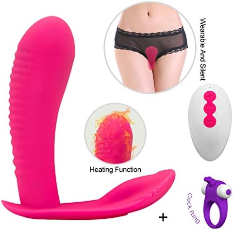 Wearable Butterfly Massaging Toys with 10 Vibration Modes- Wireless Remote Control - Silent Soft Skin-Friendly - Back Neck Shoulder Relaxation