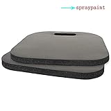 2 Pack Memory Foam Luxury Seat Cushion Sporting Event Seat Pad Carry Handle Boat Stadiums Bleachers Chairs Seat