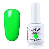 Elite99 Gelpolish Shiny Color Gel Soak-off UV LED Gel Polish Nail Art Polish Manicure Varnish 15ml Green