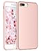 BENTOBEN Phone Case for Apple iPhone 8 Plus, iPhone 7 Plus, Heavy Duty Shock Proof Protective iPhone Case, Dual Layer Hybrid Hard PC Bumper Flexible TPU Slim Case Cover for Women, Girls - Rose Gold